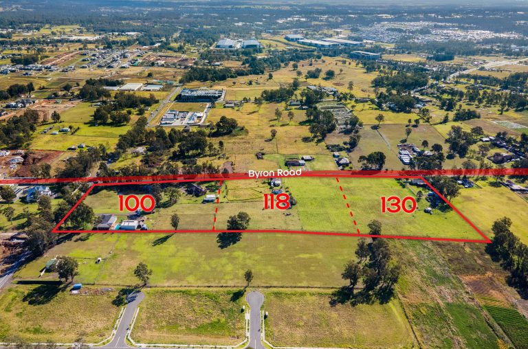 100, 118, 130 Byron Road, Leppington